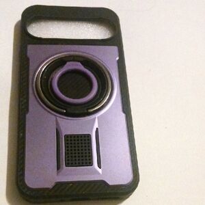Purple and Black Phone Case